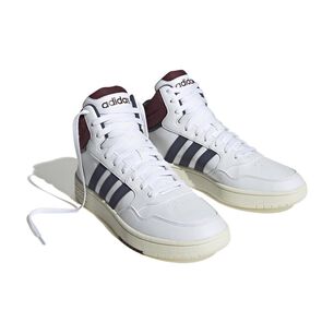 Zapatilla Adidas Hoops 3.0 Mid Hombre Blanco