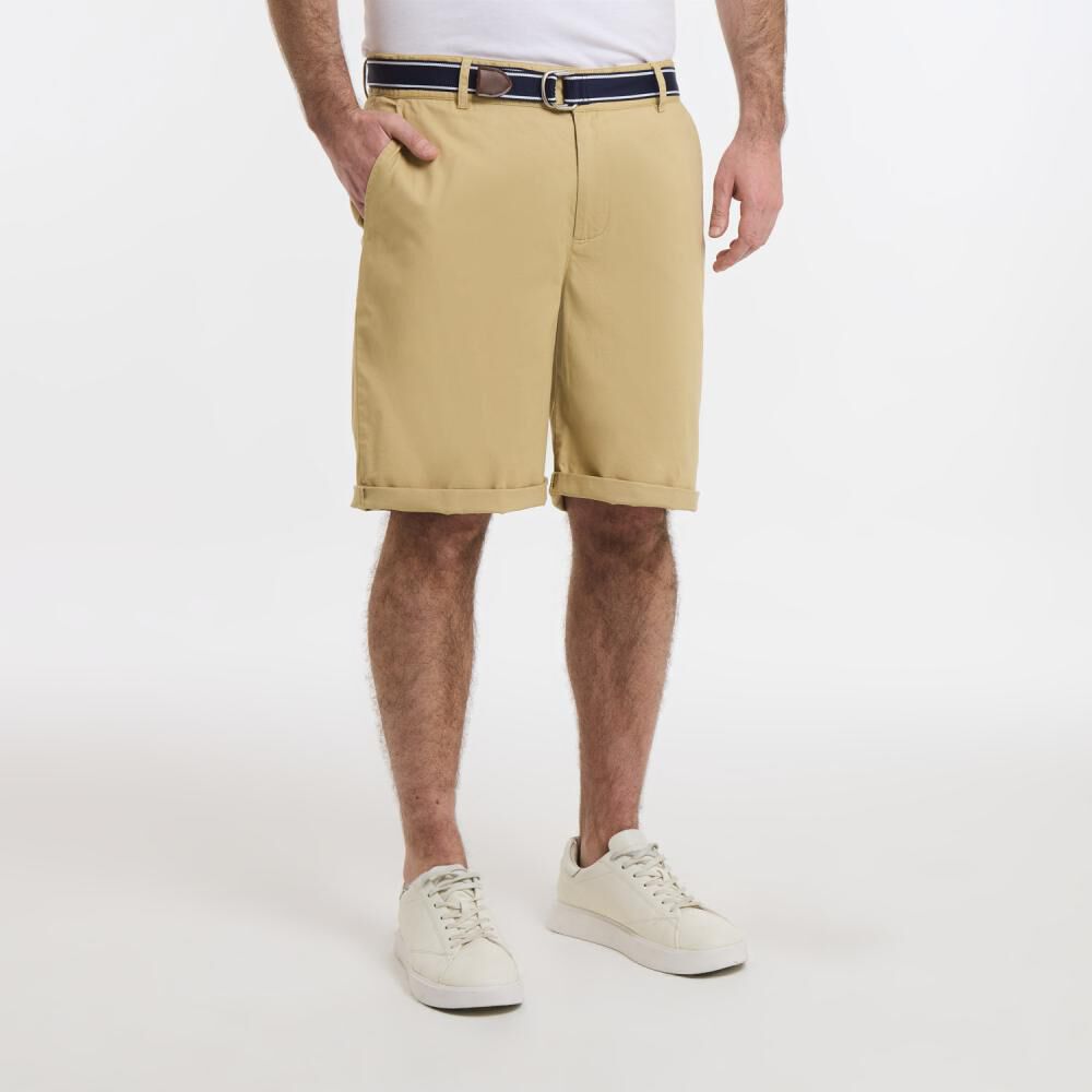 Bermuda Liso Tiro Medio Regular Hombre The King's Polo Club image number 2.0
