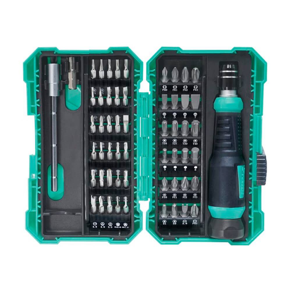 Kit De Destornilladores Con 54 Puntas Intercambiables image number 0.0