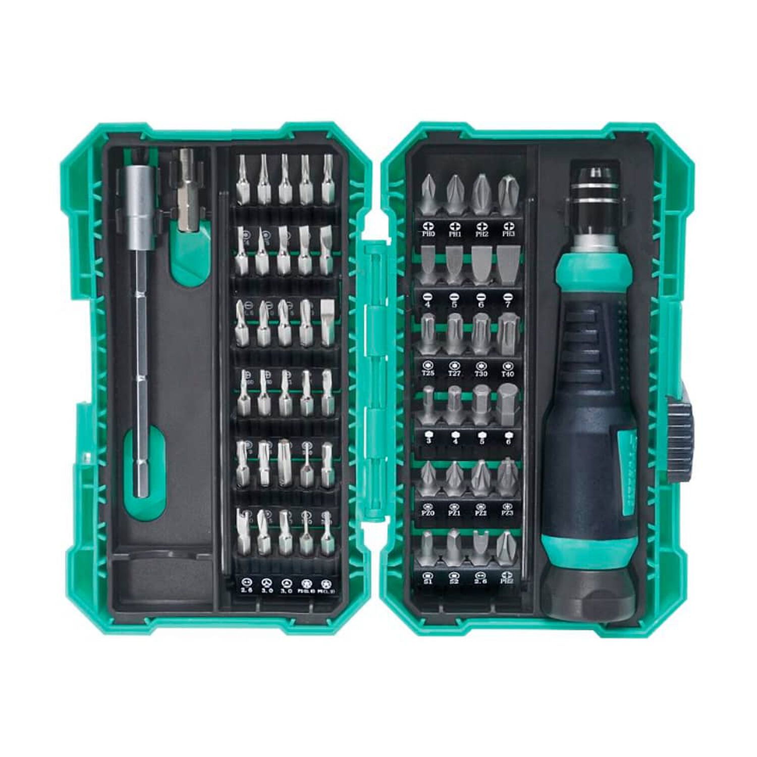 Kit De Destornilladores Con 54 Puntas Intercambiables image number 0.0