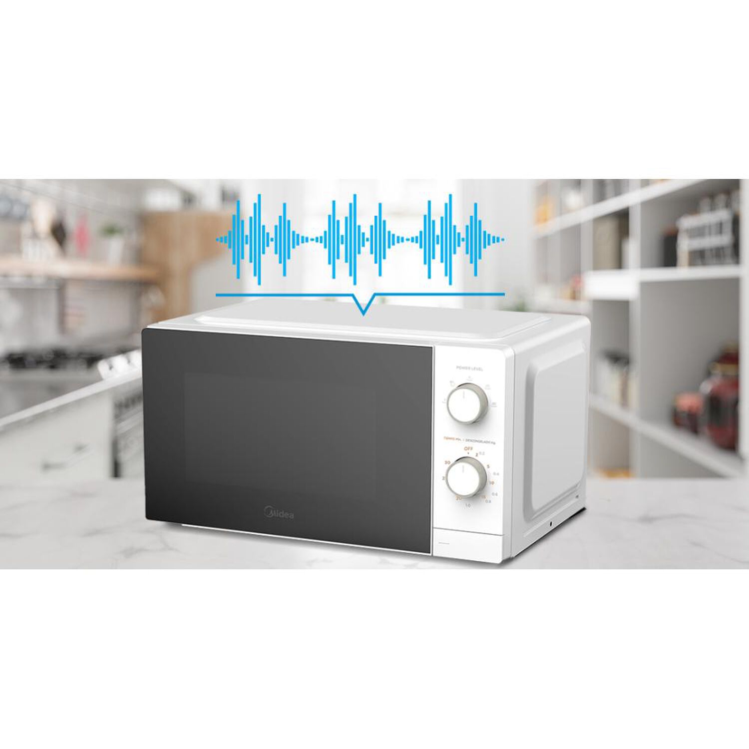 Microondas Midea MMP-20M711W / 20 Litros / 600W image number 3.0