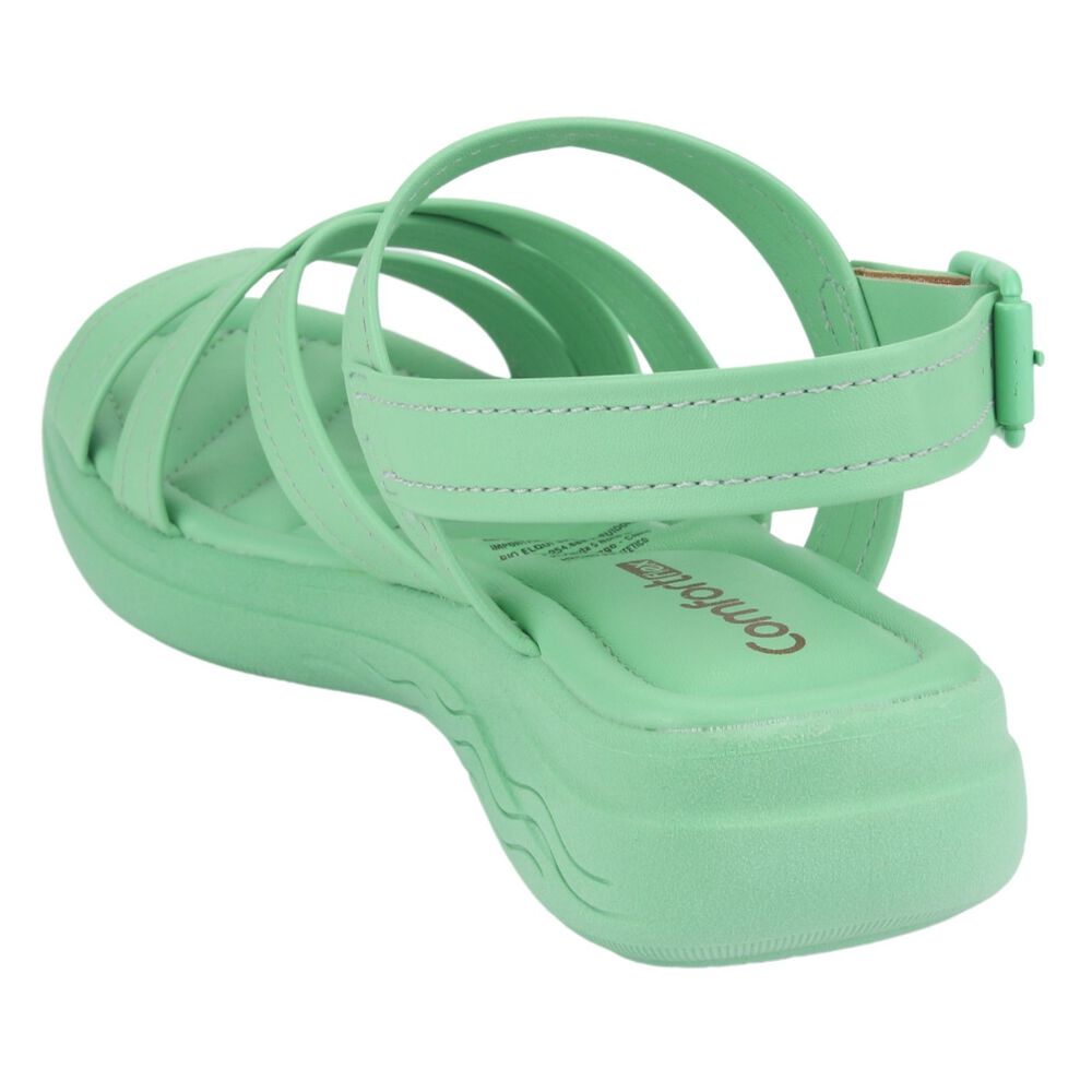 Sandalia Comfortflex Mujer 2261401 Verde Moda image number 3.0