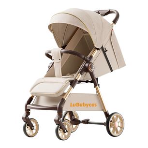 Coche De Paseo &Uacute;ltra Resistente 25kg Tek Dorado Lubabycas