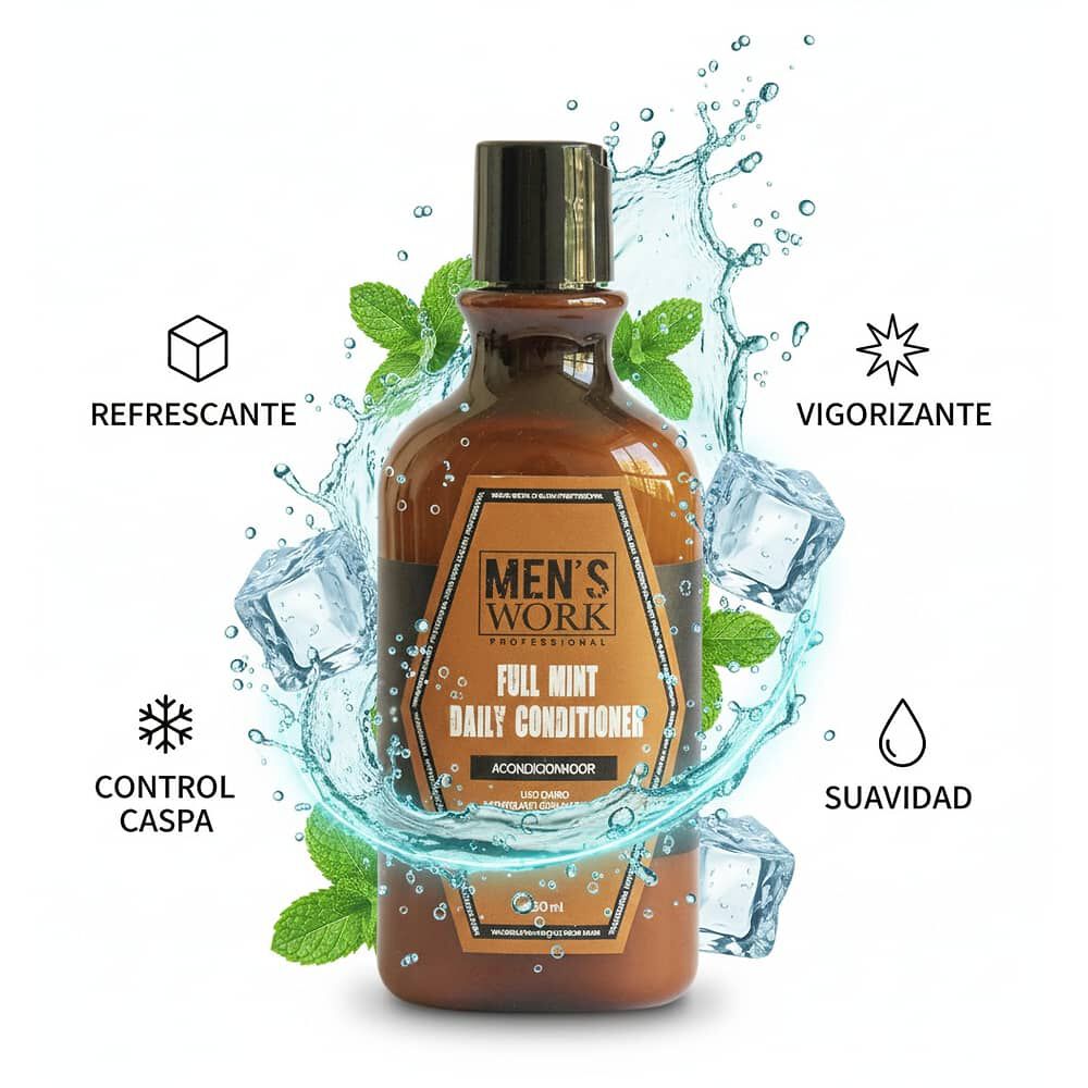 Acondicionador Full Mint Mens Work 250ml image number 2.0