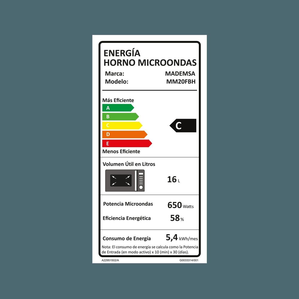 Microondas Digital Mm20fbh 20 Litros Mademsa image number 7.0