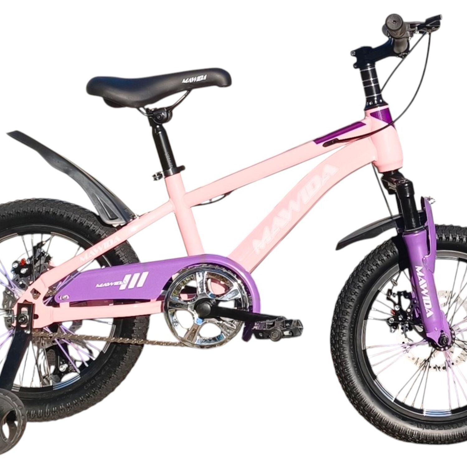 Bicicleta Aro 16 Mawida Con Freno Disco Rosado Lila image number 0.0