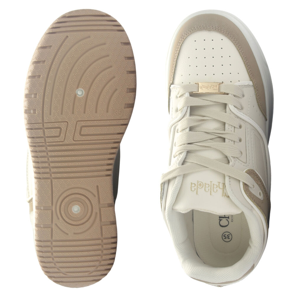 Zapatilla Mujer Chalada Mitsu-4 Beige Urbano image number 6.0