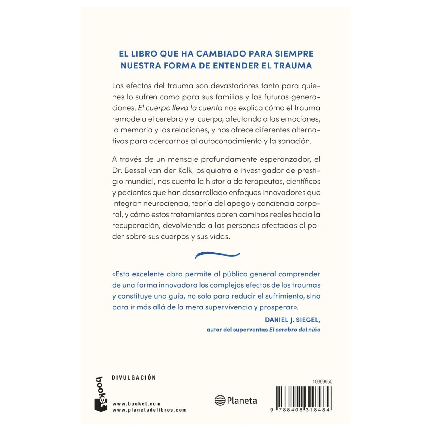 El Cuerpo Lleva La Cuenta (tapa R&uacute;stica) - Bessel Van Der Kolk | Libro image number 1.0