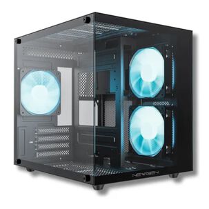 Gabinete Case Gamer Micro Atx Mini Itx Vidrio Templado