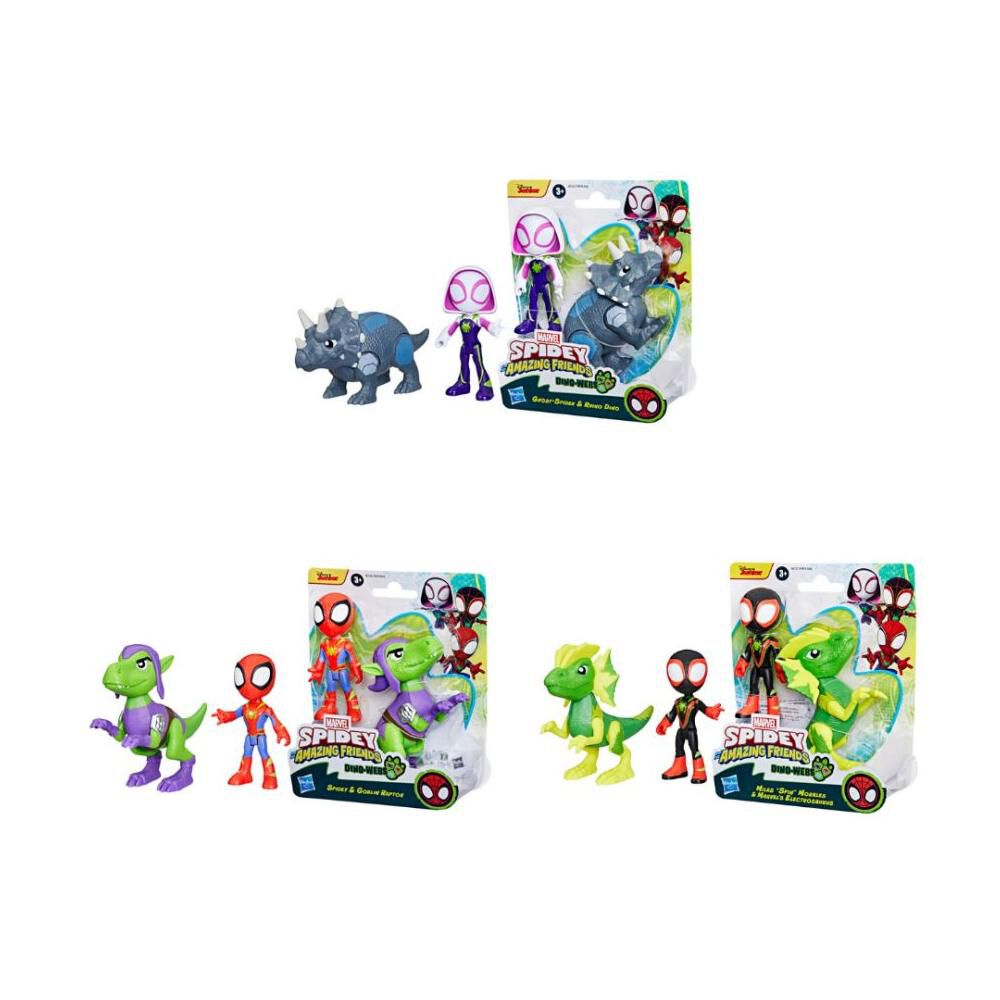 Figura De Acción Spidey And His Amazing Friends Hero Dino Webs Fig Ast image number 2.0
