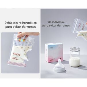 Bolsa Para Leche Maternal 108 Unidades Y 1 Plum&oacute;n Lubabycas