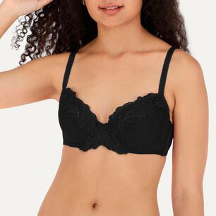 Sosten Bordado Doble Push Up Flores Mujer 13324-2