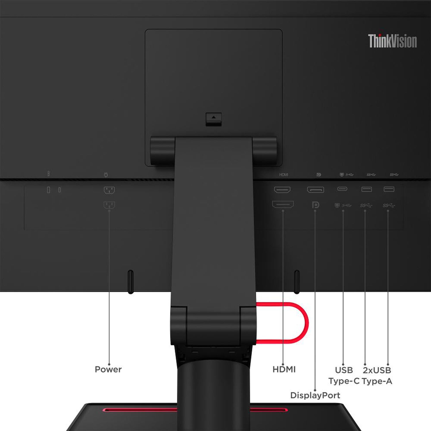 Monitor Thinkvision T24t-20 Usb-c + Hdmi Touch 24'' image number 4.0