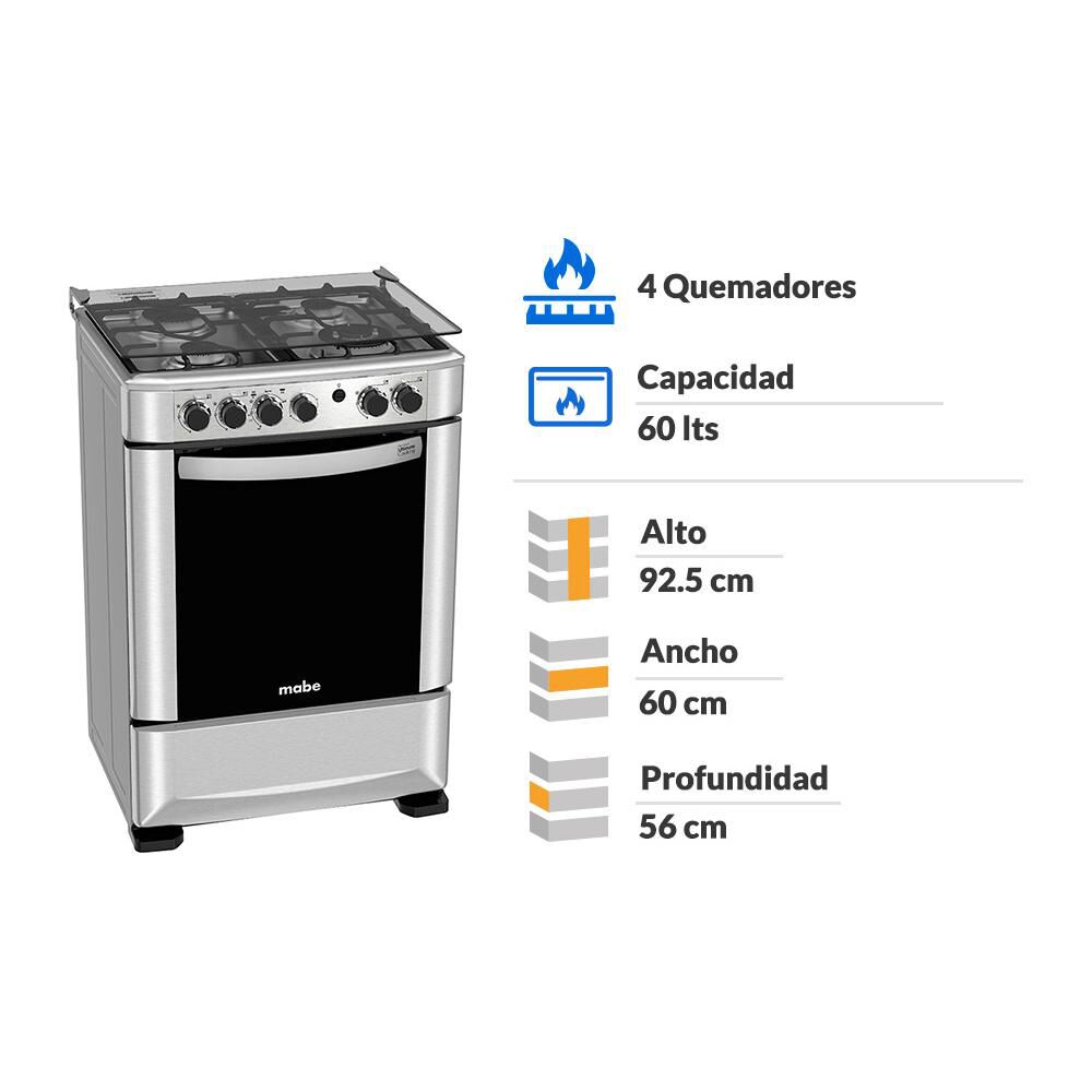 Cocina Mabe ANDES60TX4 / 4 Quemadores image number 1.0