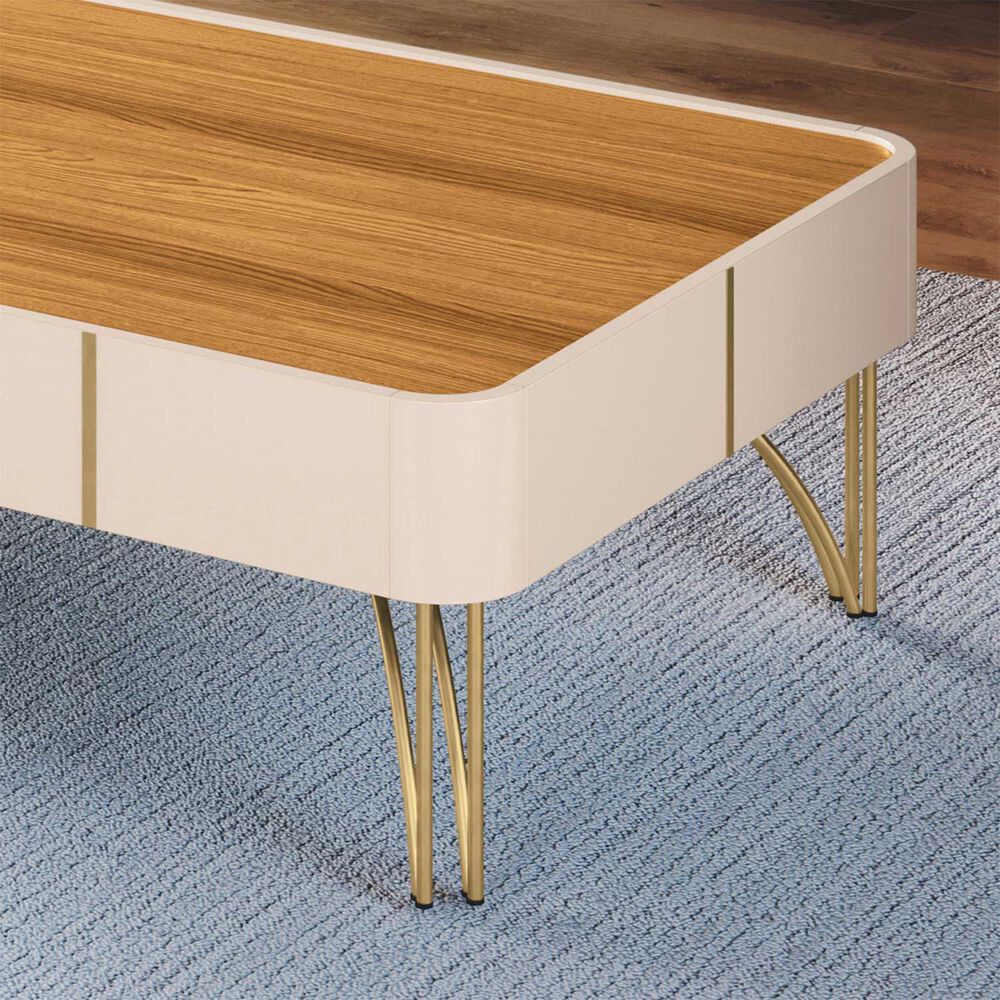 Mesa De Centro Doncella Off White Cinamomo image number 2.0