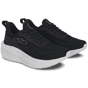Zapatilla Adolescente Rayo Negro/blanco
