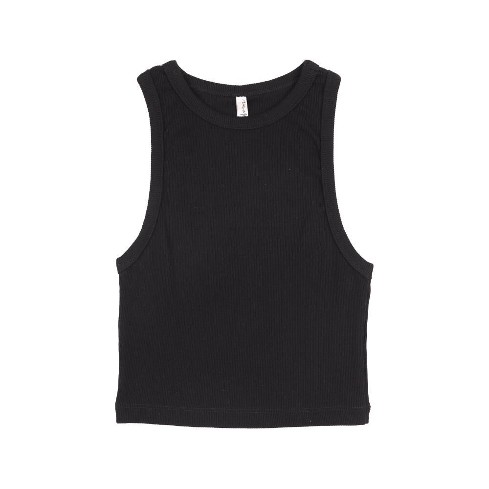Polera Crop Rib Manga Corta Cuello Redondo Mujer Freedom image number 0.0