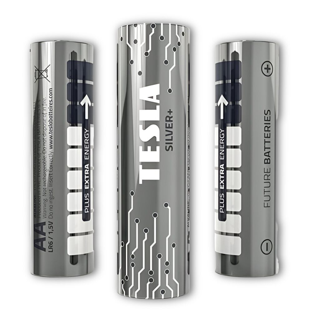 Pack 12 Pilas Aa Tesla Silver+ Alkaline Plus Extra Energy image number 1.0