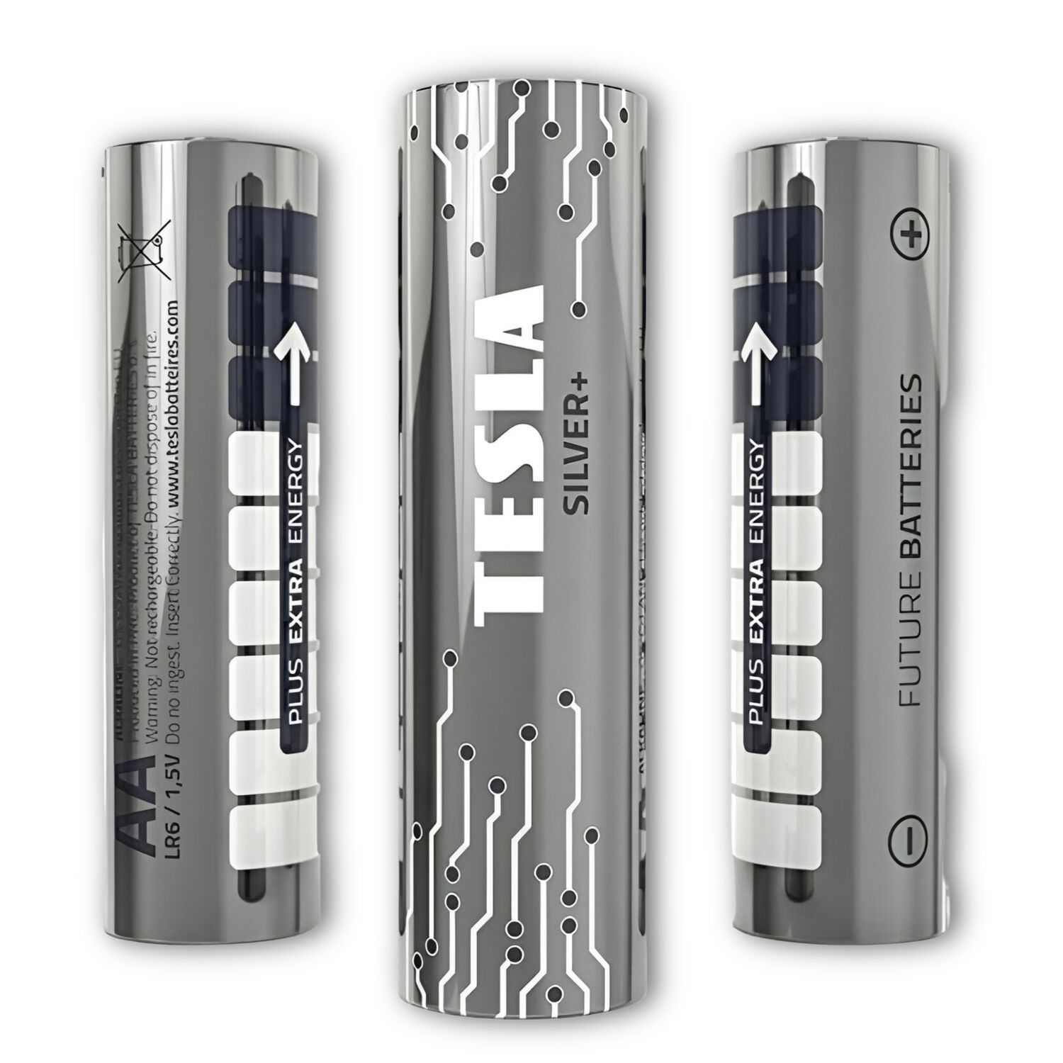 Pack 12 Pilas Aa Tesla Silver+ Alkaline Plus Extra Energy image number 1.0
