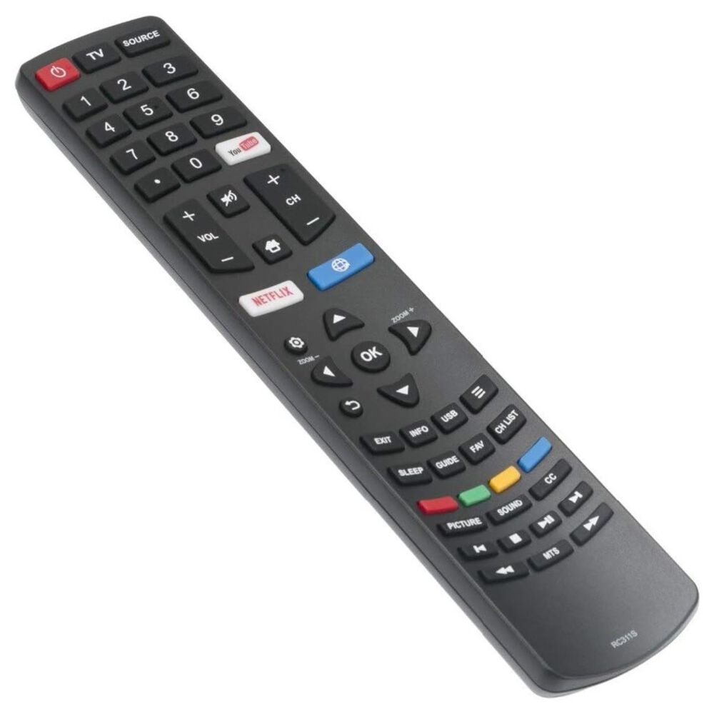 Control Remoto Universal Para Tv Tcl Daewoo Philco Jvc Negro Lbn image number 1.0