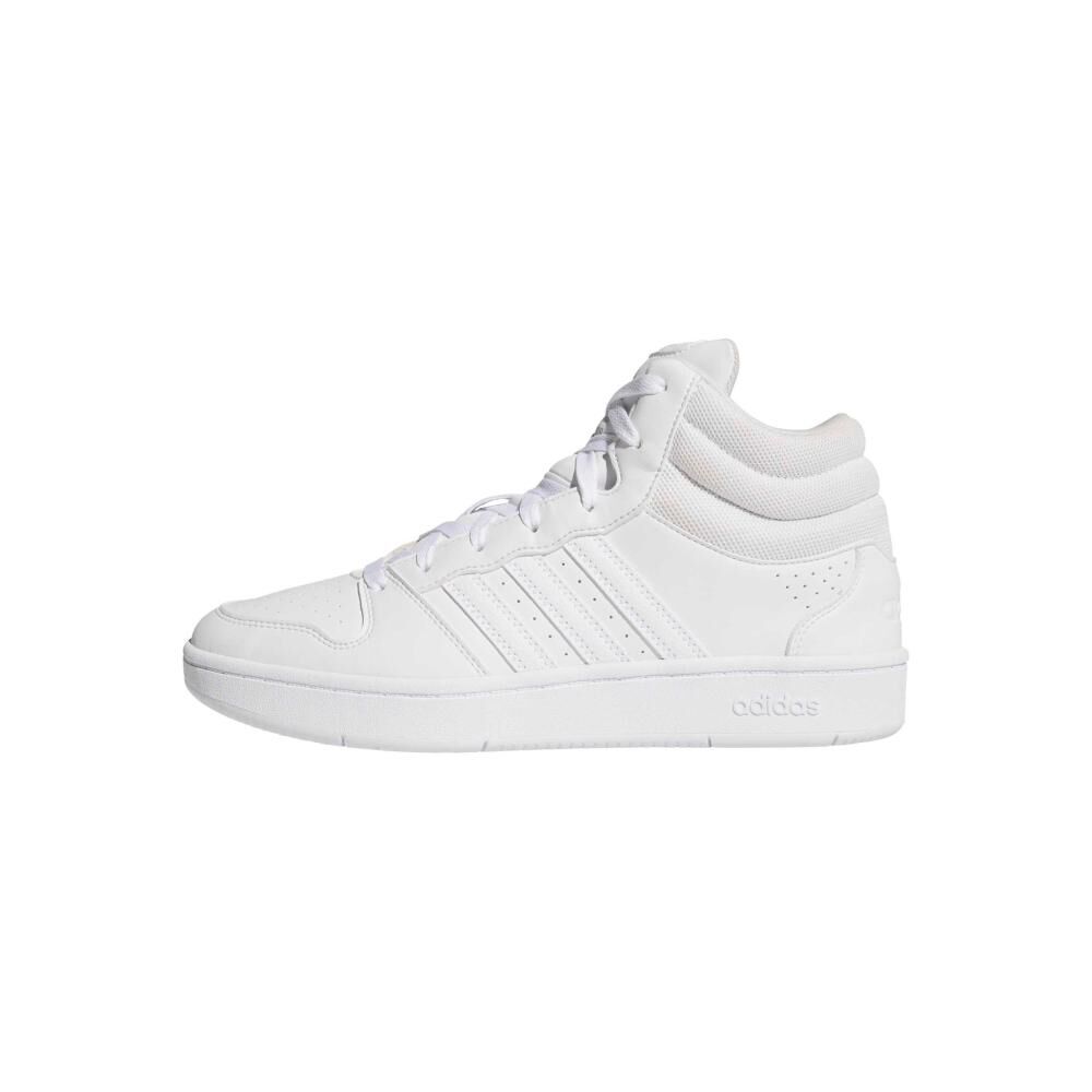 Zapatilla Basketball Hombre Adidas Hoops Mid Classic Blanco image number 2.0