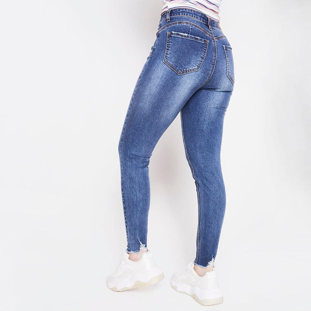 Jeans Mujer Tiro Alto Push Up Freedom image number 2.0