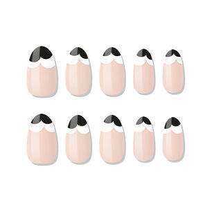 Muzmak - U&ntilde;as Press On Pansy Almond 36 U.