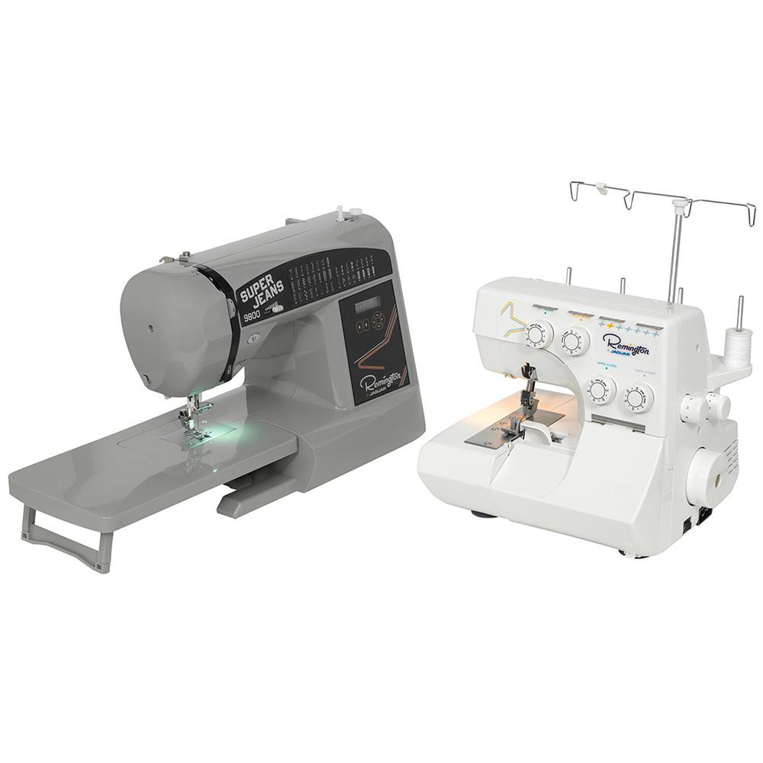 Combo Remington M&aacute;quina De Coser SJ9800 + Overlock SL3340D image number 2.0
