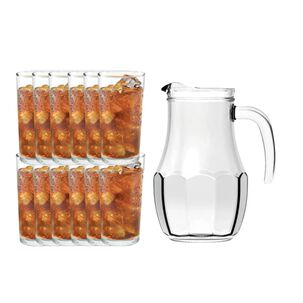 Set 12 Vasos Montecarlo De 340ml + Jarra Tango De 1500ml