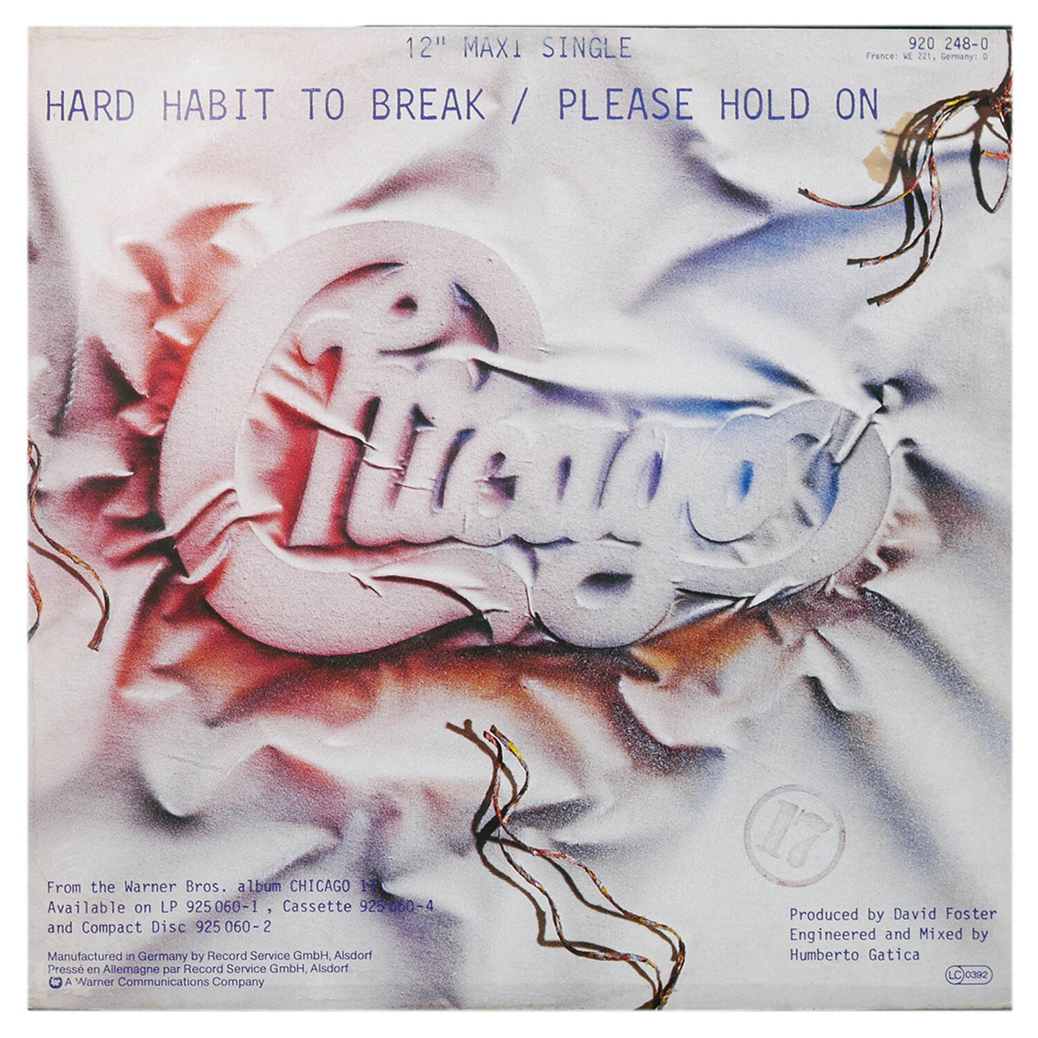 Chicago - Hard Habit To Break | 12" Maxi Single Usado image number 1.0