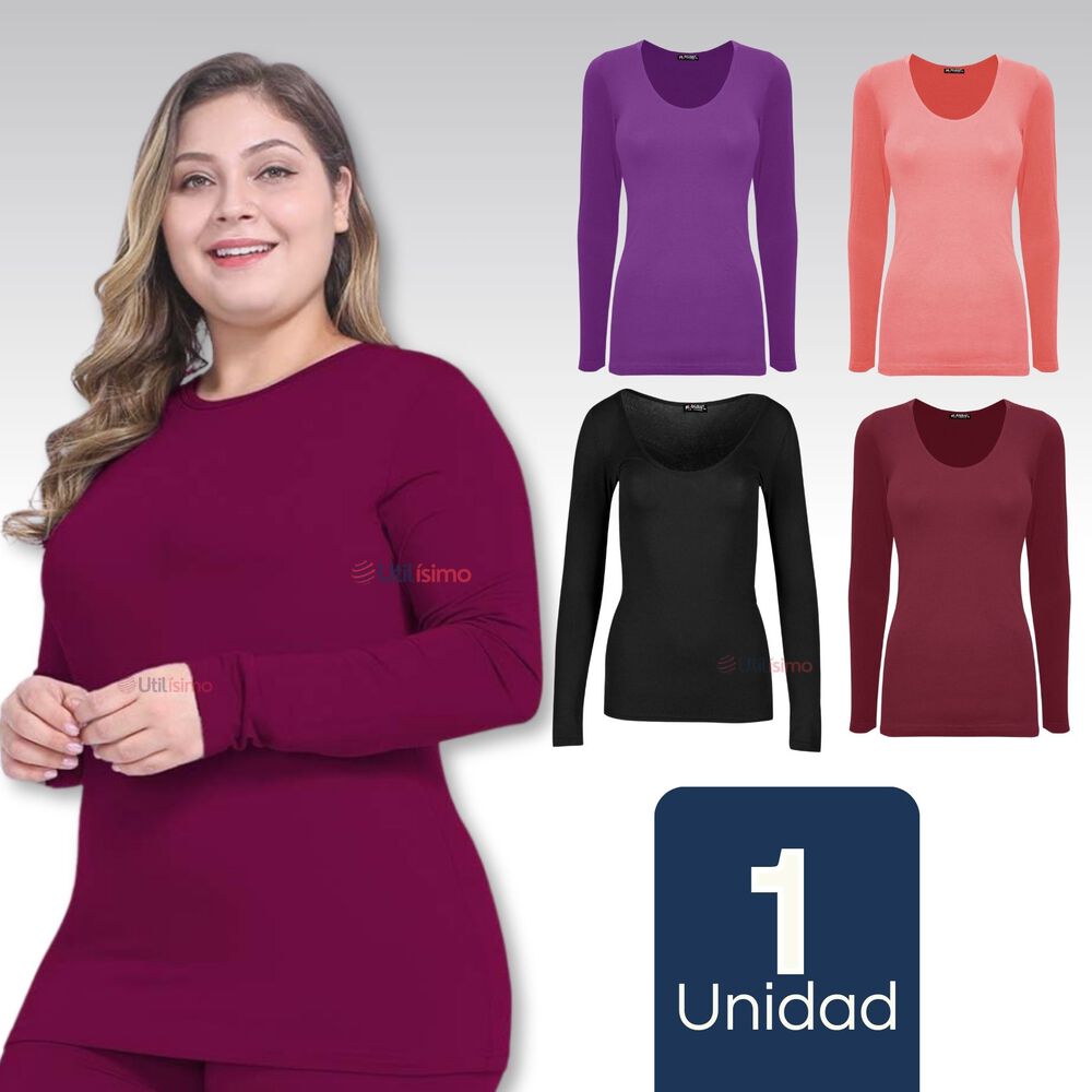 Camiseta Manga Larga Polar Mujer Primera Capa Surtido image number 0.0