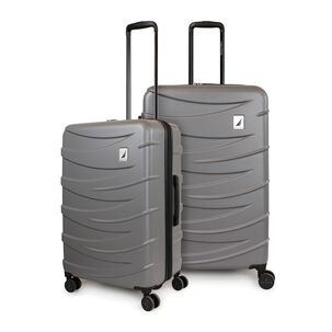 Pack 2 Maletas M+l M&oacute;naco De 20 Y 23kg Gris Nautica