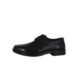 Zapato De Cuero Alcor Negro London Adixt