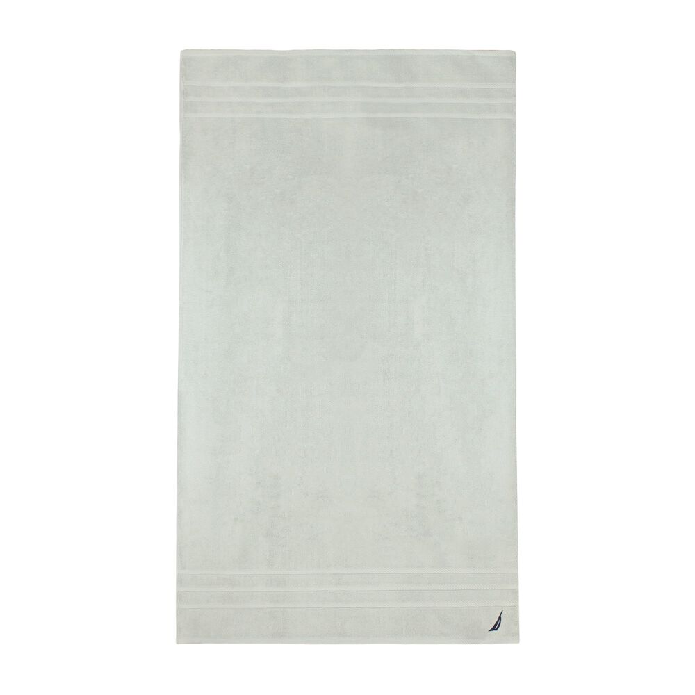 Set 4 Toallas Nautica Signature Cara+mano+cuerpo+piso 100% Algod&oacute;n Gris Claro image number 5.0