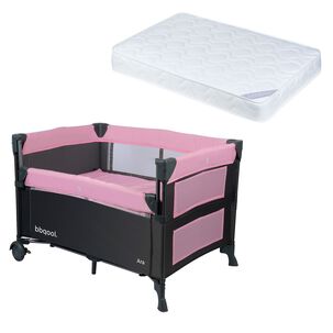 Cuna Playard Colecho Ara Pink + Colch&oacute;n De Espuma