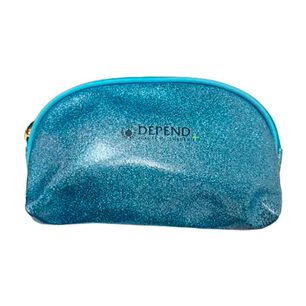 Estuche Multiprop&oacute;sito Azul Con Cierre Depend 20 Cm X 11 Cm