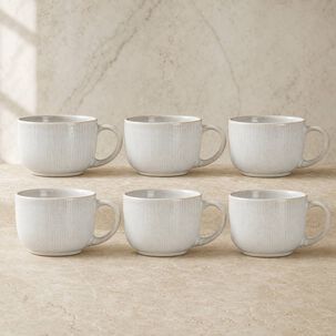 Mug Cer&aacute;mica Sonora Set De 6 530 Ml