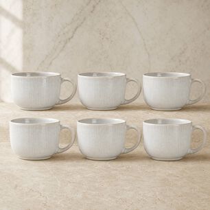 Mug Cer&aacute;mica Sonora Set De 6 530 Ml