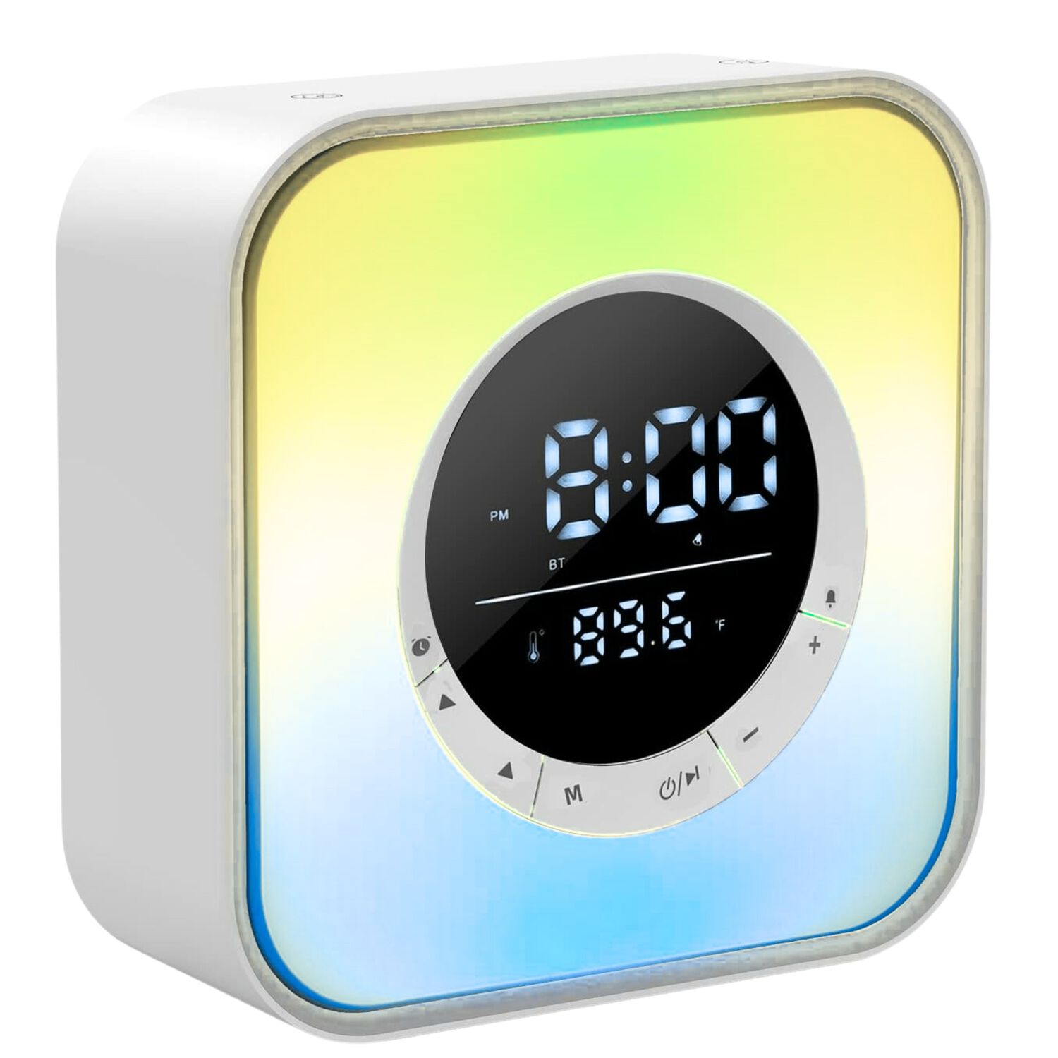 Parlante Bluetooth Rgb Despertador Reloj Temperatura Spg-134 image number 6.0