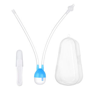 Aspirador Nasal Silicona Succi&oacute;n Limpiador Nariz Bebe + Caja