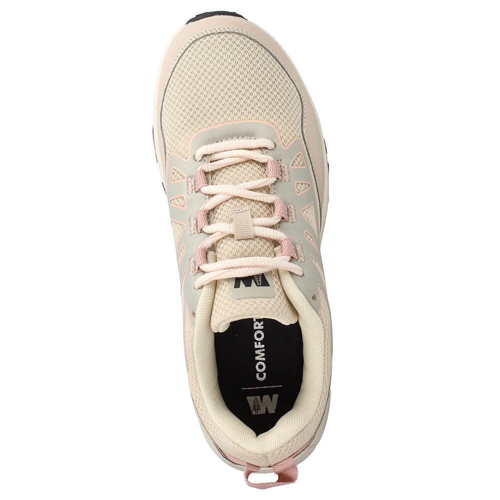 Zapatilla Mujer Weinbrenner Magma Beige-rosado image number 5.0