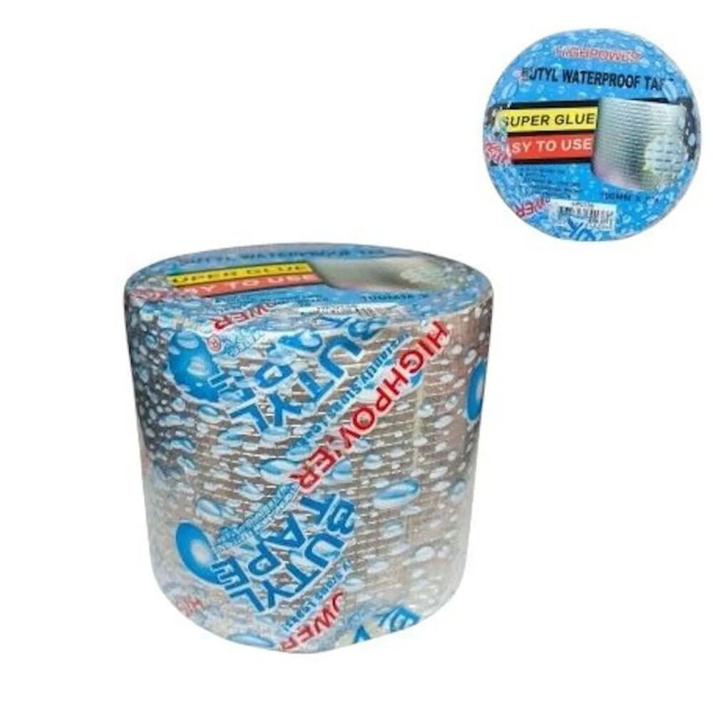 Pack X3 Cinta Selladora Tapa Goteras Butilo Impermeable 75mm X 5m image number 2.0