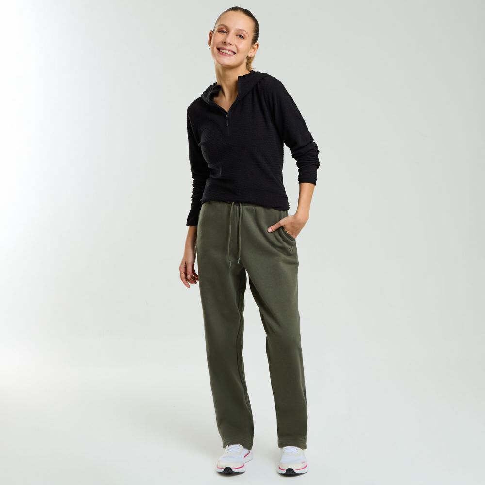 Pantalón De Buzo Deportivo Básico Mujer Wetland image number 1.0