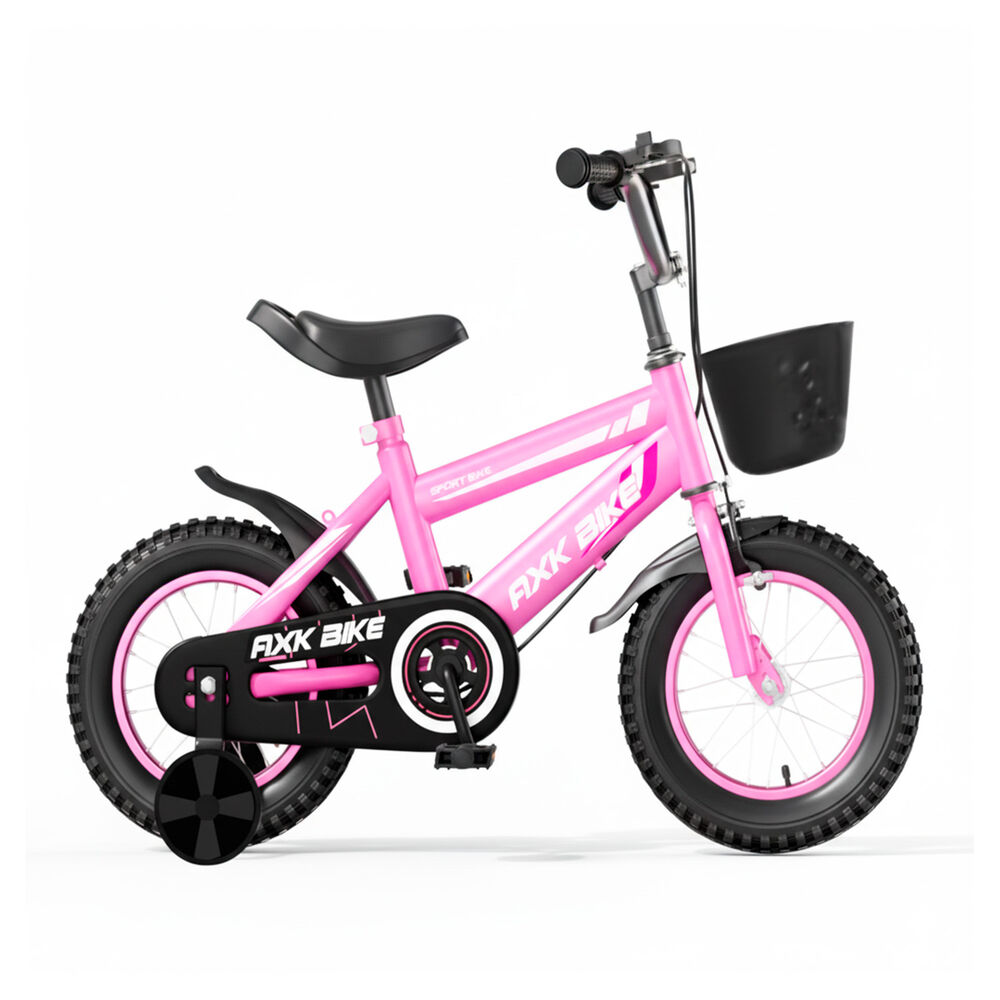 Bicicleta Aro 12 Infantil Con Ruedas De Apoyo Y Canasto image number 0.0