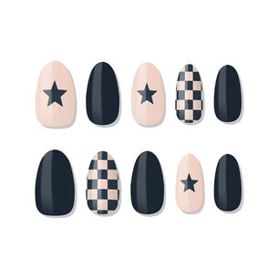 Muzmak - U&ntilde;as Press On Draw Night Almond 36 U.