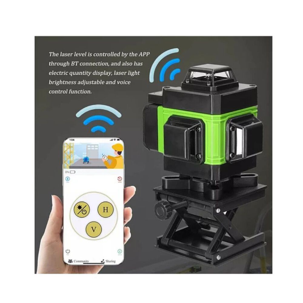 Nivel L&aacute;ser Multifuncion 16 L&iacute;neas Profesional Tr&iacute;pode Base image number 2.0