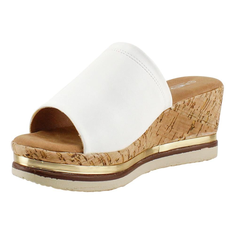 Sandalia Mujer New Walk 825-307-00 Blanco image number 2.0