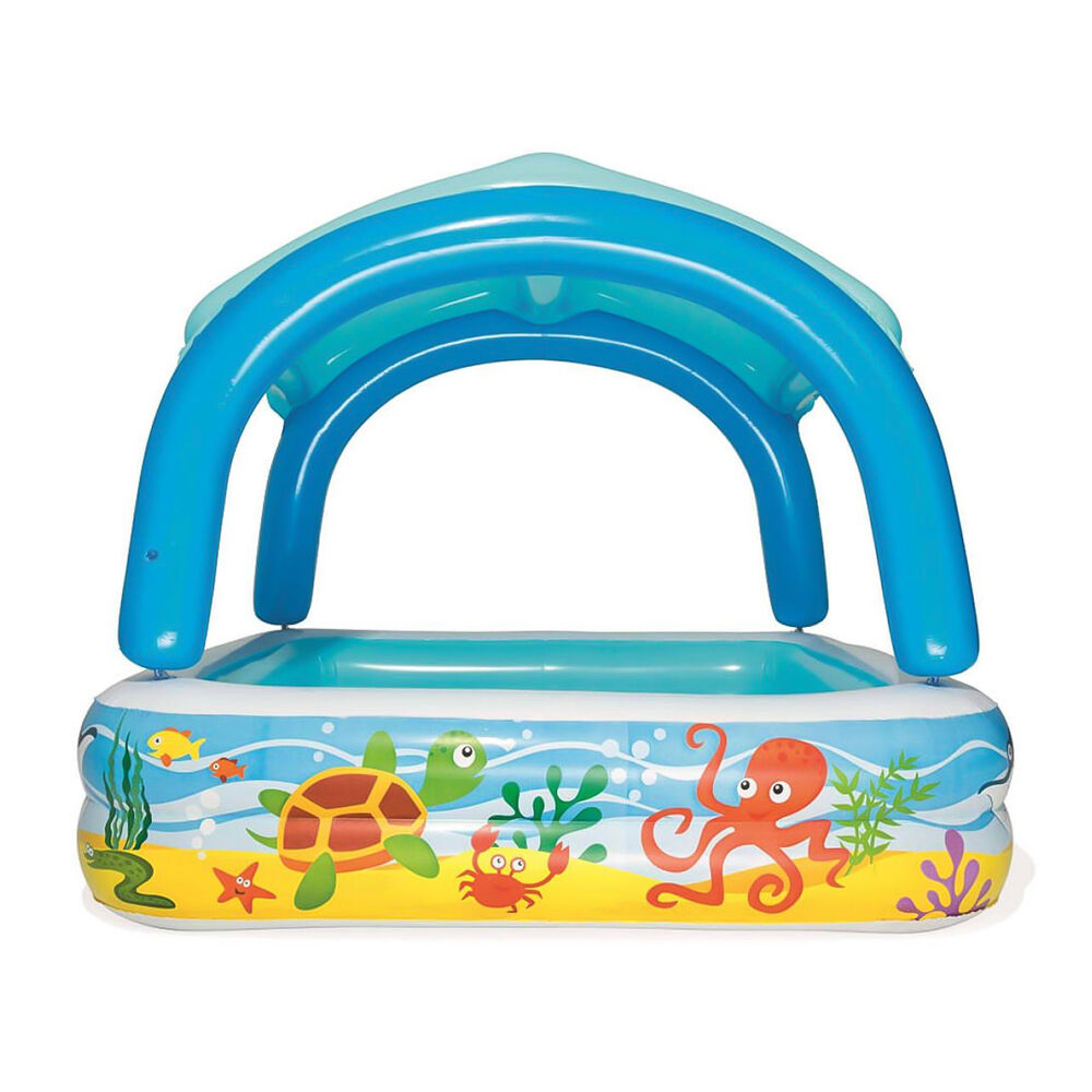 Piscina Bestway Inflable Con Toldo Desmontable 140x140x114cm image number 2.0