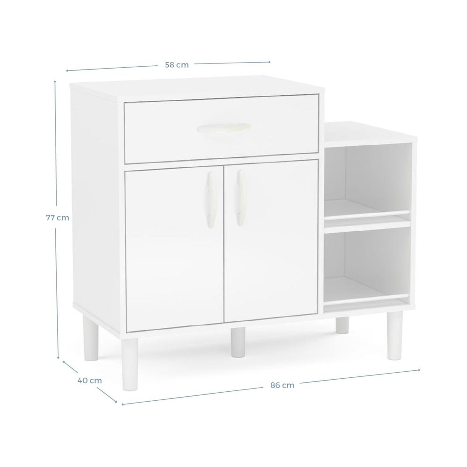 Mueble De Cocina Cocina Microondas Vekkahome Montauri image number 1.0