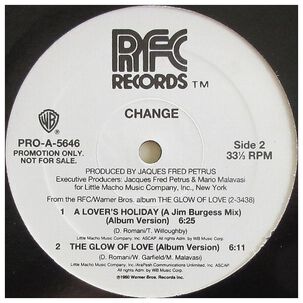 Change - A Lover's Holiday | 12" Maxi Single Usado